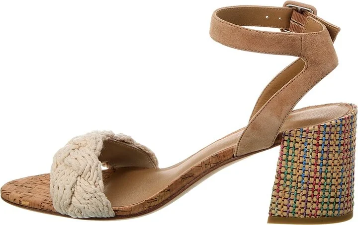 Johnny Was Braid Block Suede Sandal - Image 2