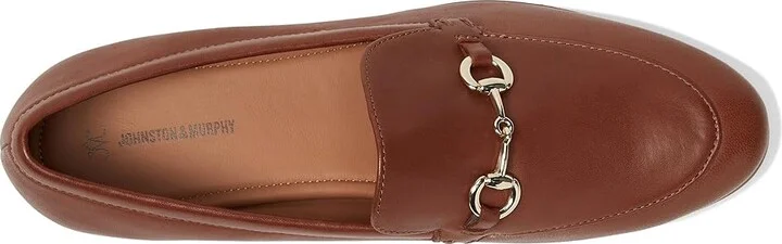 Johnston & Murphy Ali Bit Loafer Women's Flat Shoes Cognac Glove : 6.5 M, Leather - Image 2