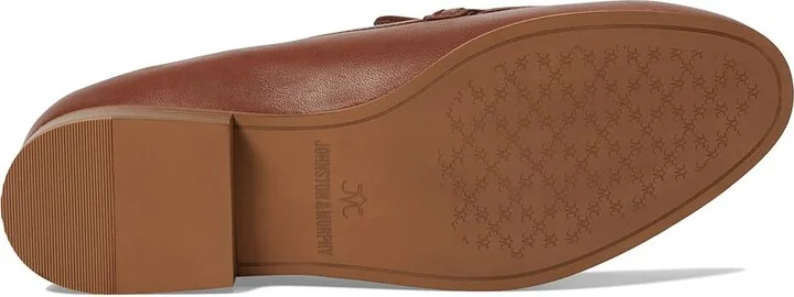 Johnston & Murphy Ali Bit Loafer Women's Flat Shoes Cognac Glove : 6.5 M, Leather - Image 3
