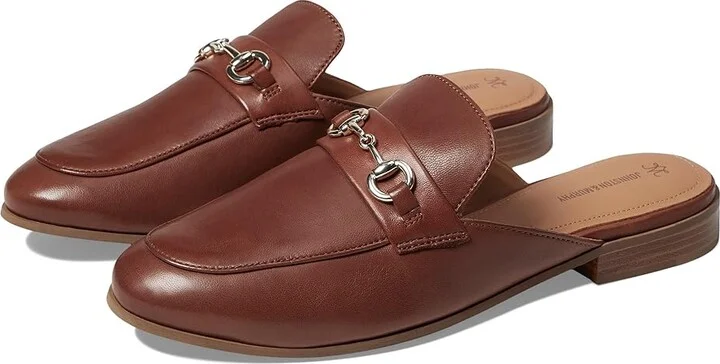 Johnston & Murphy Ali Bit Mule Women's Slippers Cognac : 6 M, Leather