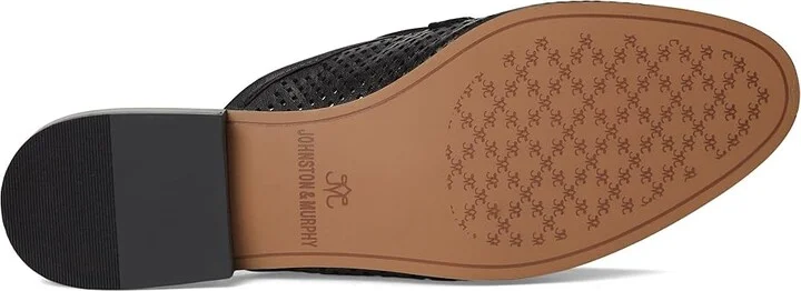 Johnston & Murphy Ali Perfed Bit Mule Women's Slippers Black : 7.5 M, Leather/Rubber - Image 3