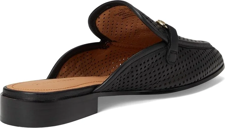 Johnston & Murphy Ali Perfed Bit Mule Women's Slippers Black : 7.5 M, Leather/Rubber - Image 4