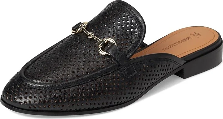 Johnston & Murphy Ali Perfed Bit Mule Women's Slippers Black : 7.5 M, Leather/Rubber - Image 5