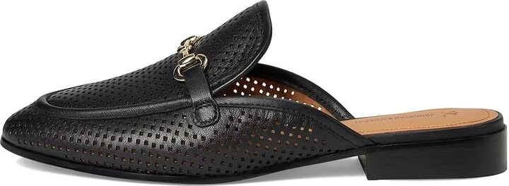 Johnston & Murphy Ali Perfed Bit Mule Women's Slippers Black : 7.5 M, Leather/Rubber - Image 6