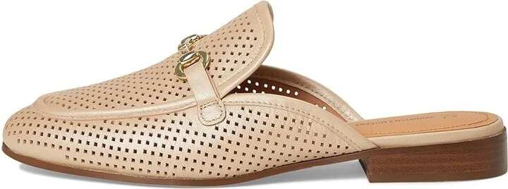 Johnston & Murphy Ali Perfed Bit Mule Women's Slippers Sand : 10 M, Leather/Rubber - Image 6