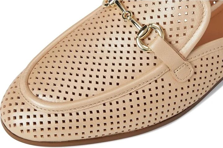 Johnston & Murphy Ali Perfed Bit Mule Women's Slippers Sand : 10 M, Leather/Rubber - Image 7