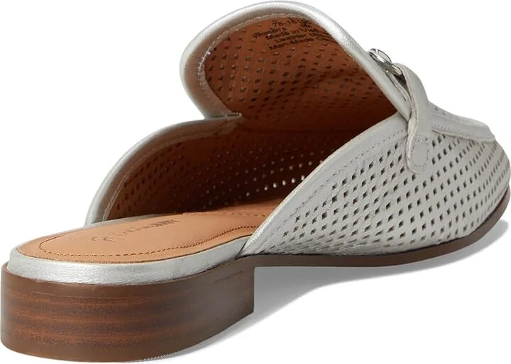 Johnston & Murphy Ali Perfed Bit Mule Women's Slippers White : 6 M, Leather/Rubber - Image 4