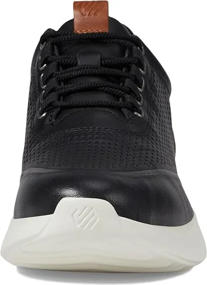 Johnston & Murphy Amherst 2.0 Embossed U-Throat Men's Shoes Black Full Grain : 11.5 W (EE), Leather - Image 5