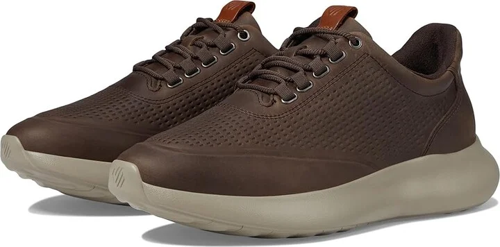 Johnston & Murphy Amherst 2.0 Embossed U-Throat Men's Shoes Stone Oiled Full Grain : 13 M (D), Leather