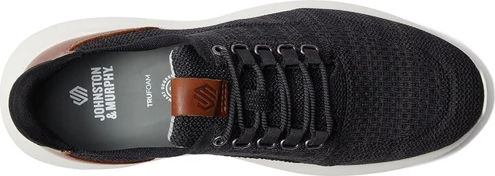 Johnston & Murphy Amherst 2.0 Knit Plain Toe Men's Shoes Black Heathered Knit : 11.5 M (D), Synthetic - Image 2