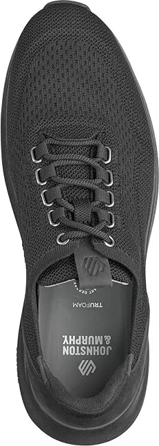 Johnston & Murphy Amherst 2.0 Knit Plain Toe Men's Shoes Black Knit : 13 M (D), Synthetic - Image 2