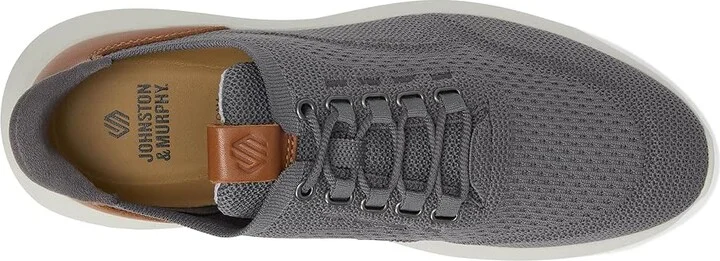 Johnston & Murphy Amherst 2.0 Knit Plain Toe Men's Shoes Gray Knit : 8.5 M (D), Synthetic - Image 2