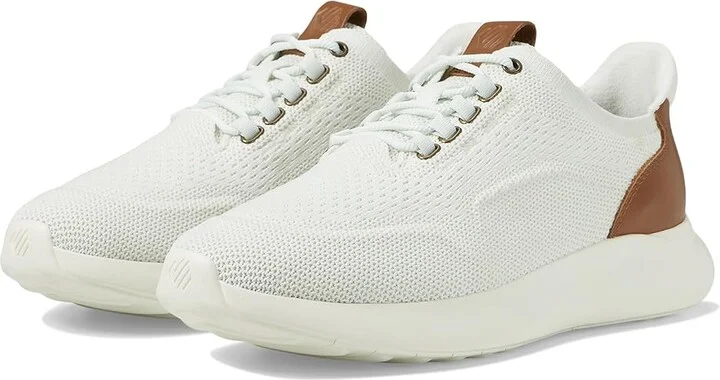 Johnston & Murphy Amherst 2.0 Knit Plain Toe Men's Shoes White Knit : 13 M (D), Synthetic