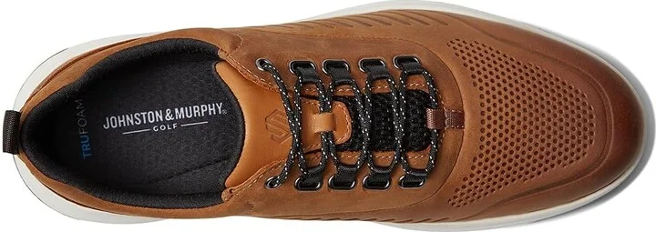 Johnston & Murphy Amherst Gl1 Luxe Hybrid Men's Shoes Tan Oiled Waterproof Full Grai : 9.5 M (D), Leather - Image 2