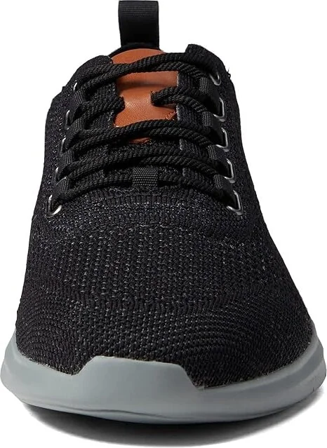 Johnston & Murphy Amherst Knit U Throat Men's Shoes Black Knit : 9 M (D), Textile/Leather - Image 5