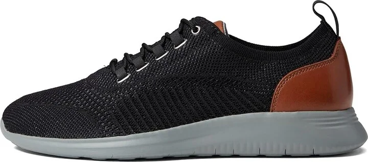 Johnston & Murphy Amherst Knit U Throat Men's Shoes Black Knit : 9 M (D), Textile/Leather - Image 6