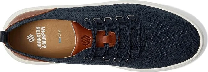 Johnston & Murphy Anders Knit U-Throat Men's Lace-up Boots Navy : 10 M (D), Leather - Image 2