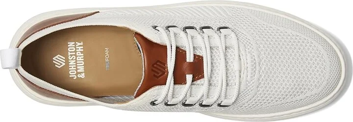 Johnston & Murphy Anders Knit U-Throat Men's Lace-up Boots White : 8.5 M (D), Leather - Image 2
