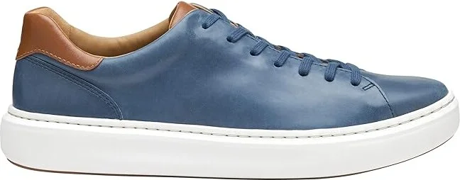 Johnston & Murphy Anders Lace-To-Toe Men's Shoes Navy Full Grain : 9 M (D), Leather - Image 7