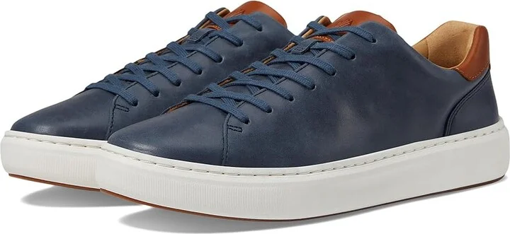 Johnston & Murphy Anders Lace-To-Toe Men's Shoes Navy Full Grain : 9 M (D), Leather