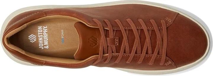 Johnston & Murphy Anders Lace-To-Toe Men's Shoes Tan Full Grain : 10 M (D), Leather - Image 2