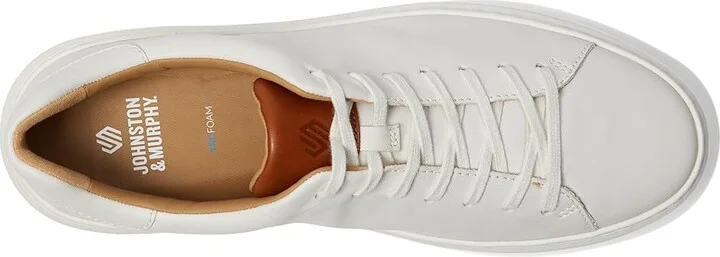 Johnston & Murphy Anders Lace-To-Toe Men's Shoes White Full Grain : 11 M (D), Leather - Image 2