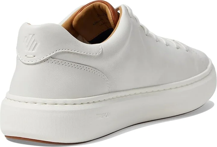 Johnston & Murphy Anders Lace-To-Toe Men's Shoes White Full Grain : 11 M (D), Leather - Image 4