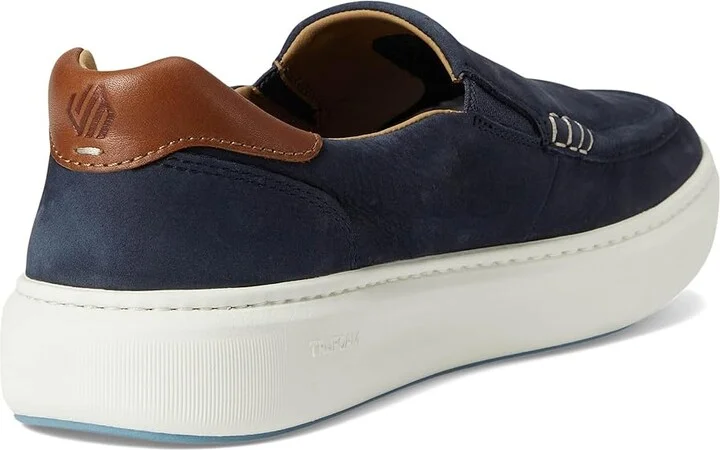 Johnston & Murphy Anders Moc Toe Slip-on Men's Slip on Shoes Navy Nubuck : 10 M (D) - Image 4