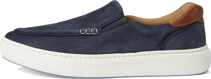 Johnston & Murphy Anders Moc Toe Slip-on Men's Slip on Shoes Navy Nubuck : 10 M (D) - Image 6