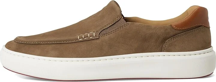 Johnston & Murphy Anders Moc Toe Slip-on Men's Slip on Shoes Taupe Nubuck : 8.5 M (D) - Image 6