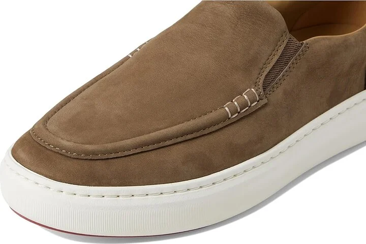 Johnston & Murphy Anders Moc Toe Slip-on Men's Slip on Shoes Taupe Nubuck : 8.5 M (D) - Image 7