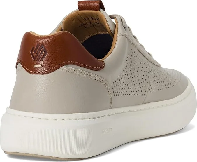 Johnston & Murphy Anders Perfed U-Throat Men's Shoes Beige : 9.5 M (D), Leather/Rubber - Image 4
