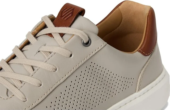 Johnston & Murphy Anders Perfed U-Throat Men's Shoes Beige : 9.5 M (D), Leather/Rubber - Image 7