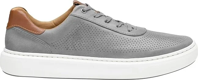 Johnston & Murphy Anders Perfed U-Throat Men's Shoes Gray Full Grain : 13 M (D), Leather/Rubber - Image 7