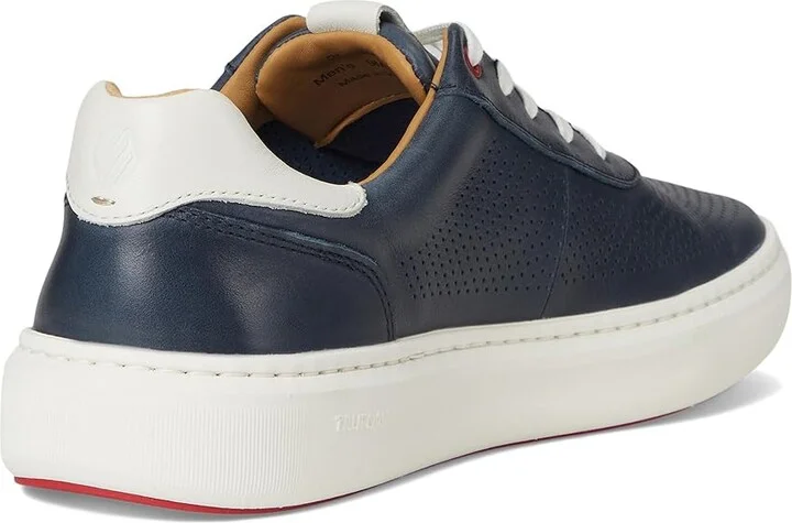 Johnston & Murphy Anders Perfed U-Throat Men's Shoes Navy : 9 M (D), Leather/Rubber - Image 4