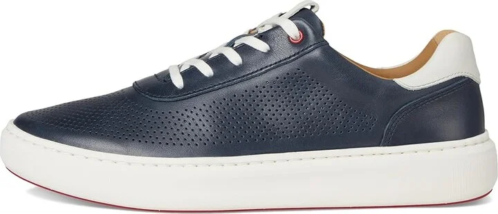 Johnston & Murphy Anders Perfed U-Throat Men's Shoes Navy : 9 M (D), Leather/Rubber - Image 6