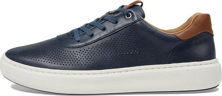 Johnston & Murphy Anders Perfed U-Throat Men's Shoes Navy Full Grain : 13 M (D), Leather/Rubber - Image 6