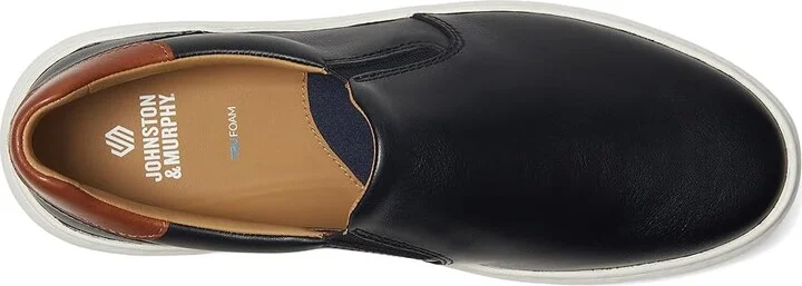 Johnston & Murphy Anders Slip-On Men's Lace-up Boots Black : 11.5 M (D), Leather - Image 2