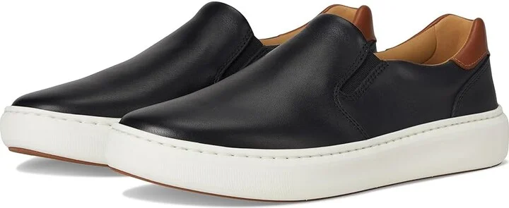 Johnston & Murphy Anders Slip-On Men's Lace-up Boots Black : 11.5 M (D), Leather