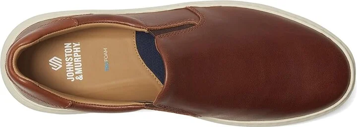 Johnston & Murphy Anders Slip-On Men's Lace-up Boots Tan : 12 M (D), Leather - Image 2