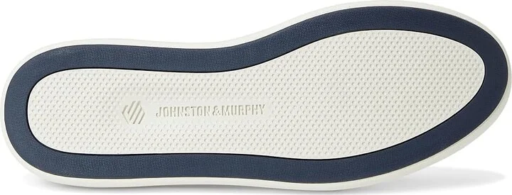 Johnston & Murphy Anders Stretch Lace-To-Toe Men's Slip on Shoes White Full Grain/Suede : 13 M (D), Leather - Image 3