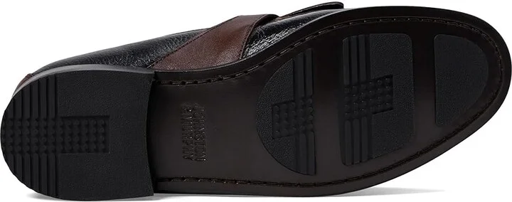 Johnston & Murphy Aragon Kiltie Tassel Loafer Men's Slip on Shoes Black Deer w/Antique Chestnut Waxhide Trim : 7 M (D), Synthetic - Image 4