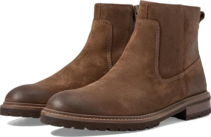 Brown Waxed Suede