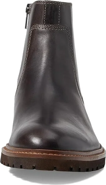 Johnston & Murphy Barrett Zip Boots Men's Boots Charcoal Full Grain : 13 M (D), Leather - Image 2
