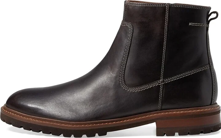 Johnston & Murphy Barrett Zip Boots Men's Boots Charcoal Full Grain : 13 M (D), Leather - Image 6