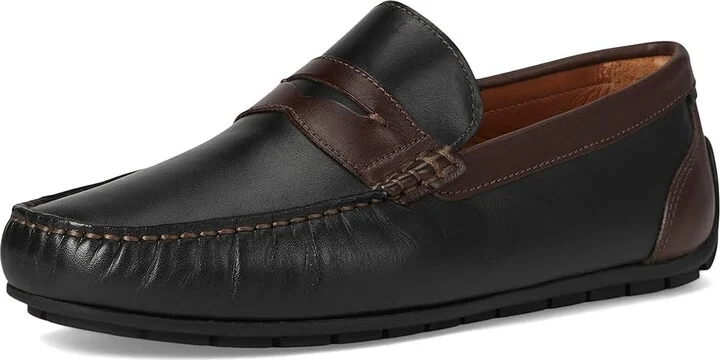 Johnston & Murphy Beck Penny Men's Lace-up Boots Black/Mahogany Full Grain : 12 M (D), Leather - Image 5