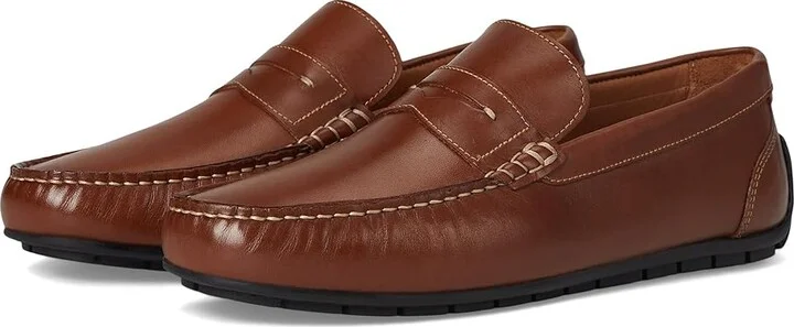 Johnston & Murphy Beck Penny Men's Lace-up Boots Tan Full Grain : 8 M (D), Leather