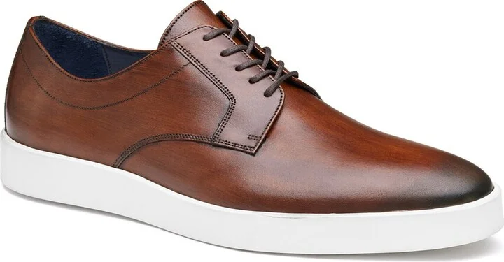 Johnston & Murphy Bolivar Plain Toe Leather Oxford