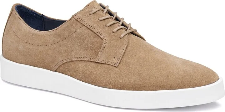 Johnston & Murphy Bolivar Plain Toe Suede Oxford