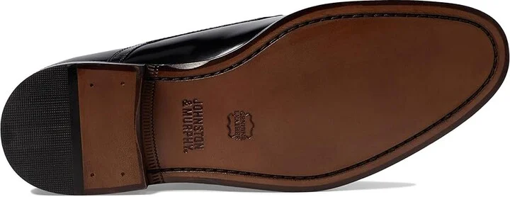 Johnston & Murphy Bradford Dress Moc Oxford Men's Lace Up Moc Toe Shoes Black Brush-Off : 8.5 D (M), Leather - Image 4